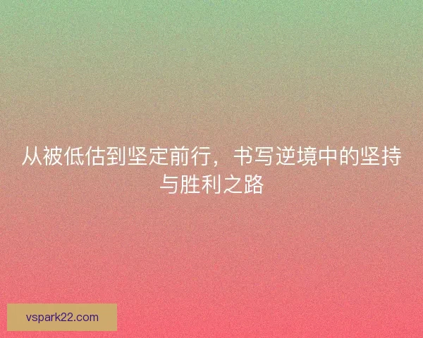 从被低估到坚定前行，书写逆境中的坚持与胜利之路